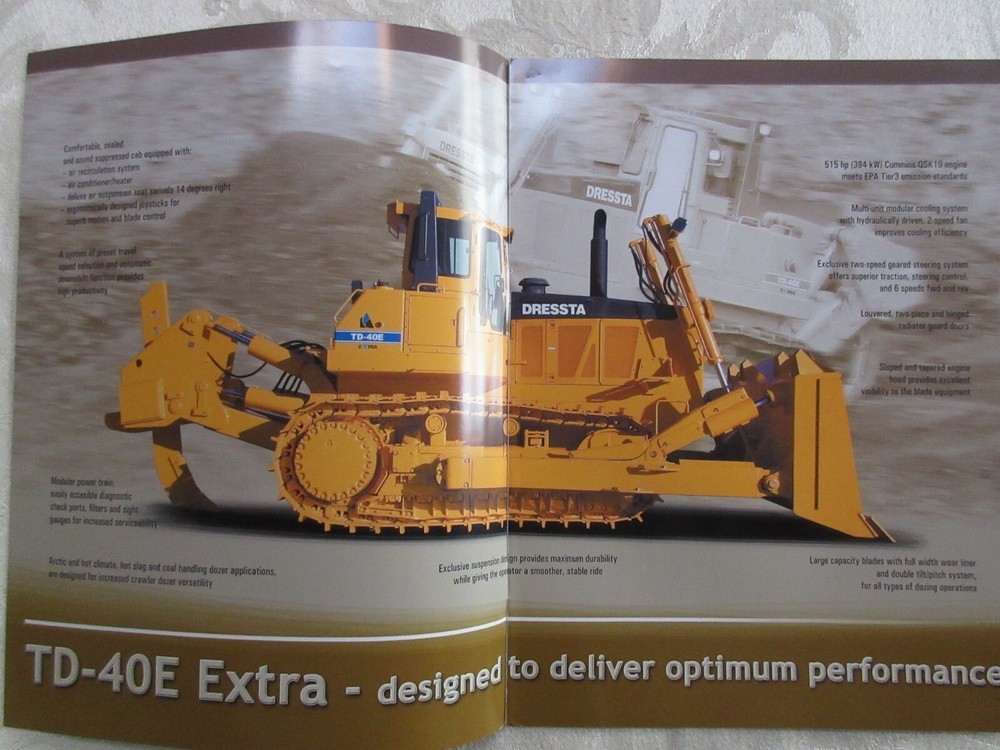 Dressta TD-40E Crawler Dozer Brochure 2008