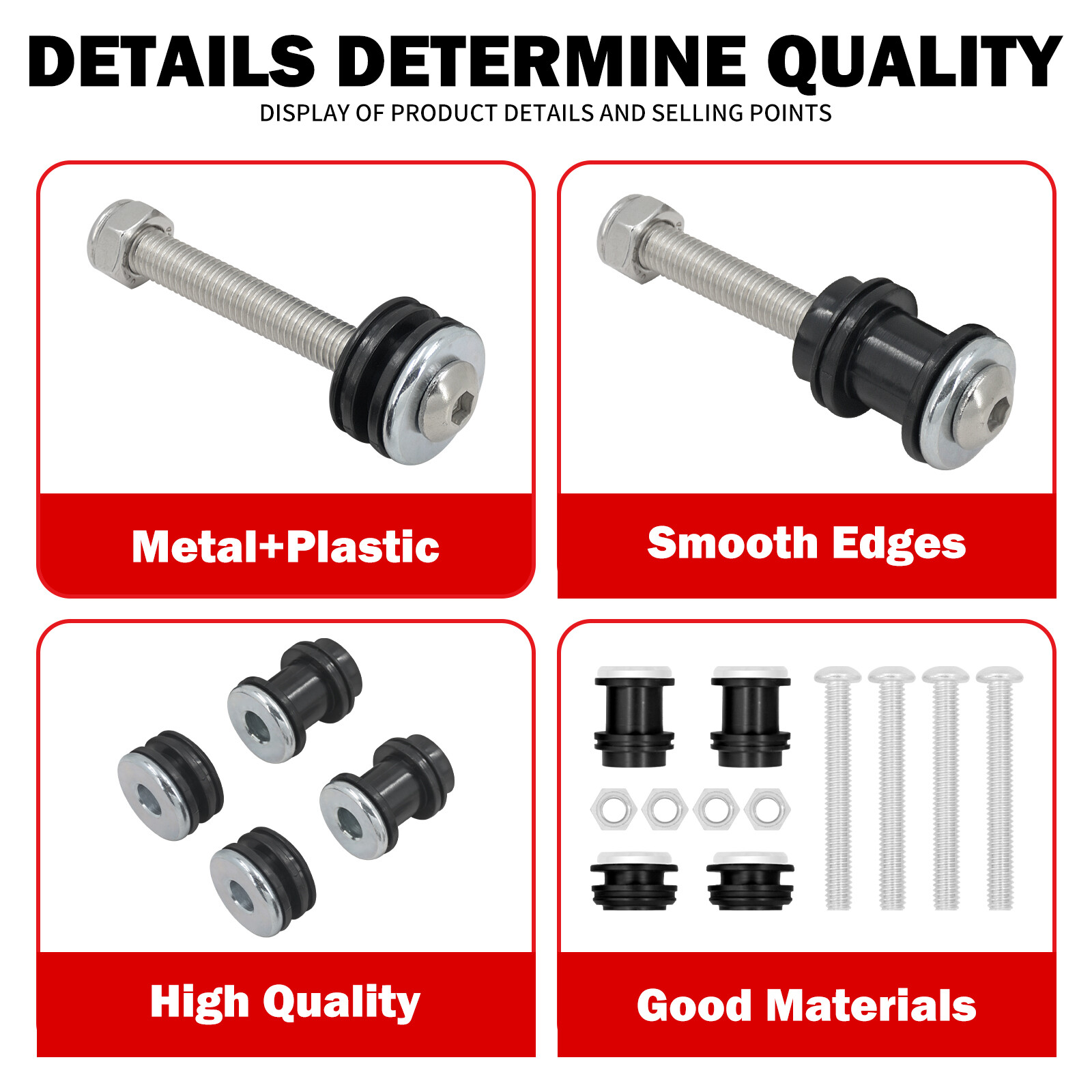 Sissy Bar Backrest Mounting Docking Hardware Bolt Kit For Harley Sportster XL