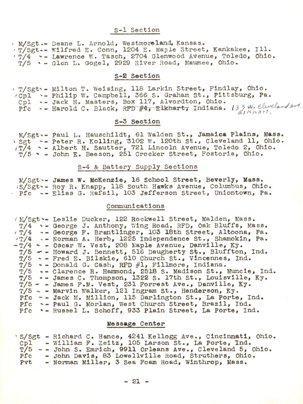 *CD File 29th AAA Group – History WW2