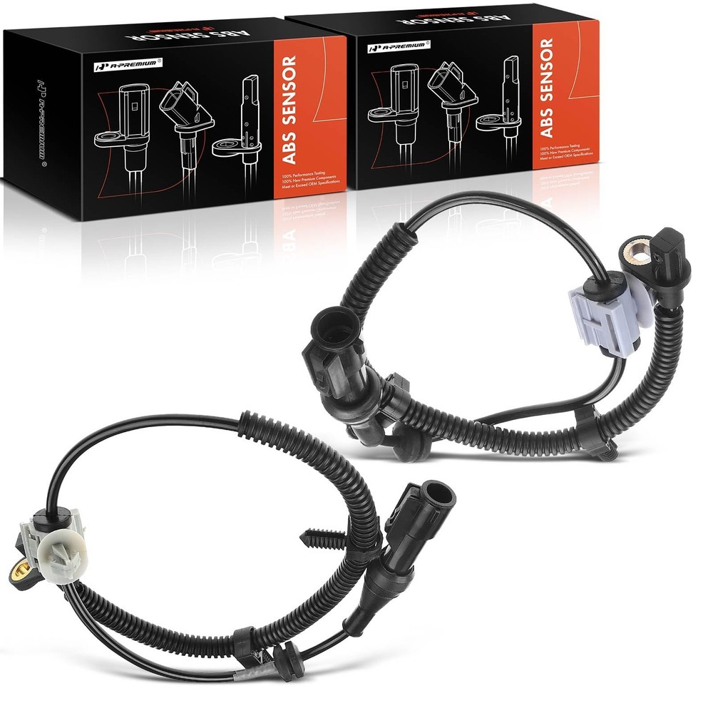 APremium 2PCSet Rear ABS Wheel Speed Sensor Compatible with Ford Focus 2008 2...
