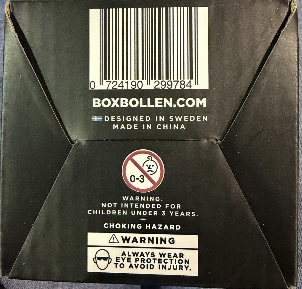 Boxbollen Boxing Training Ball Black Focus Training, Designed in Sweden