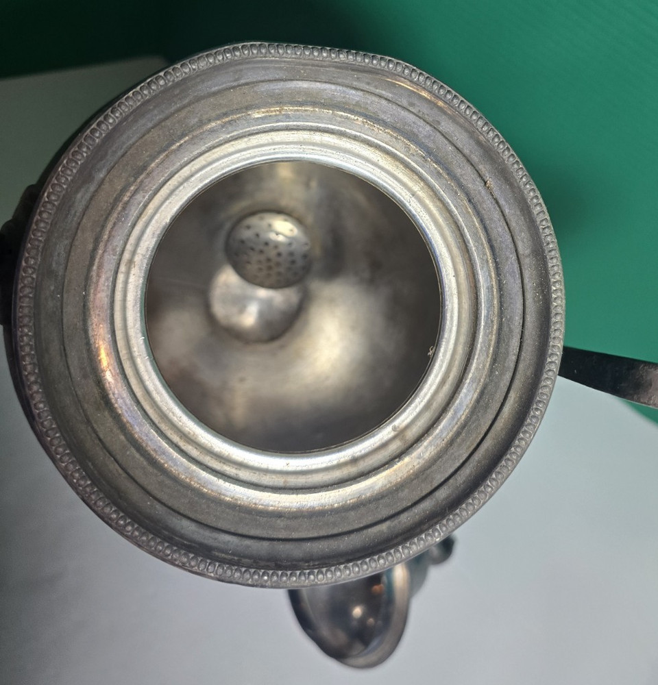 VTG WALKER & HALL VICTORIAN SILVER PLATE SAMOVAR "MAKER'S MARK"