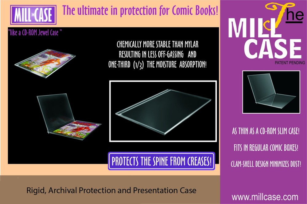 MILLCASE NEW SEALED Comic Book Slab Case 10 Pack
