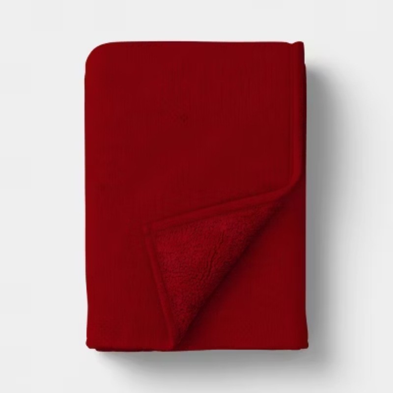 Gauze Recycled Polyester Throw with Cozy Reverse