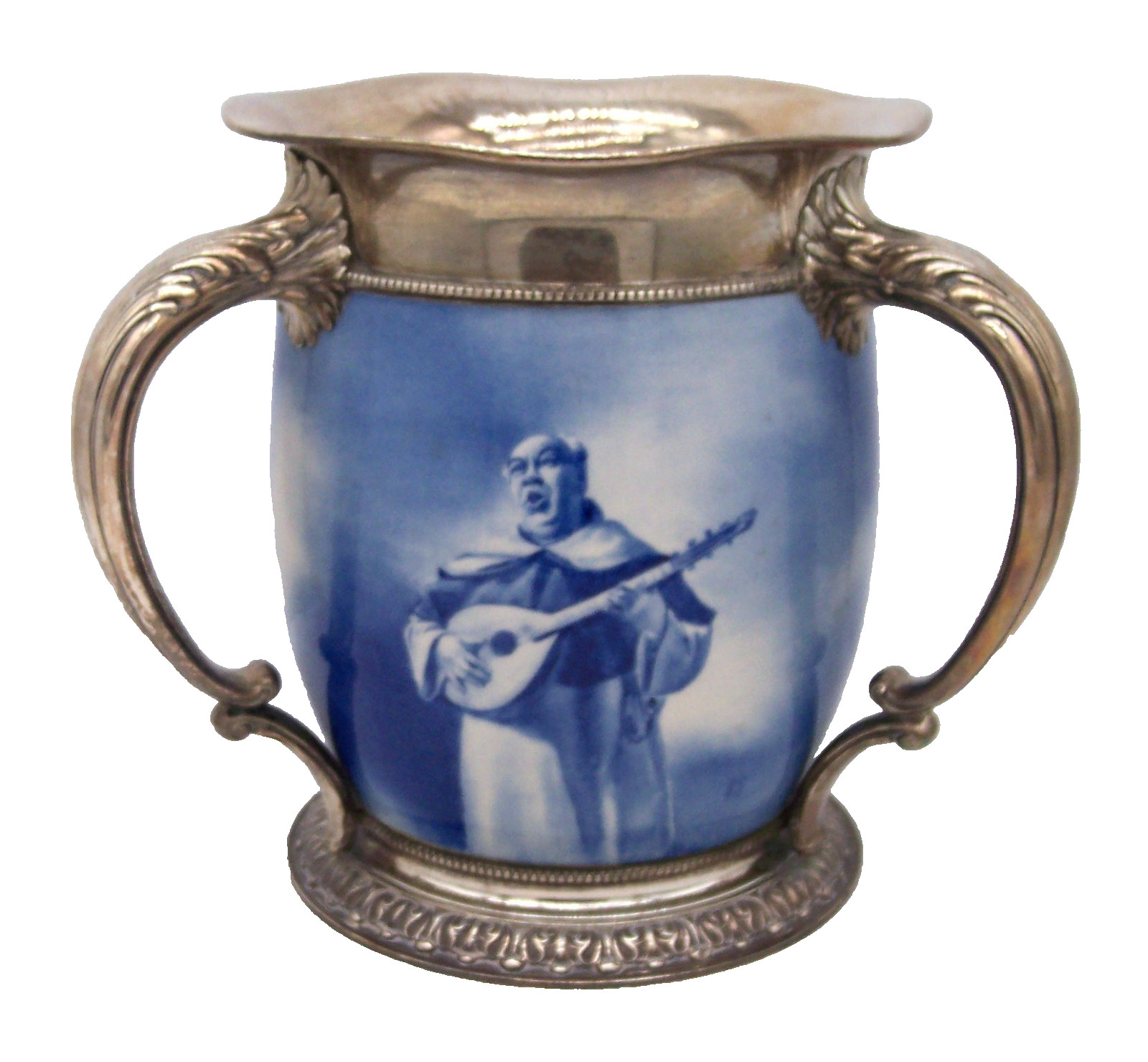 CAC Ceramic Arts Co Lenox Gorham Sterling Silver Loving Cup Stein 5 1/2 Pint