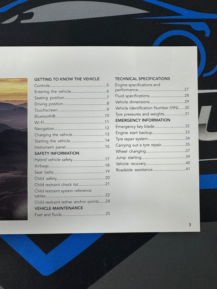 Range Rover Velar manual handbook quick reference guide 2020-2024 (2023)