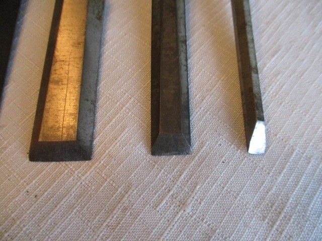6 Vintage Stanley Chisel Set One Professional and Five #60