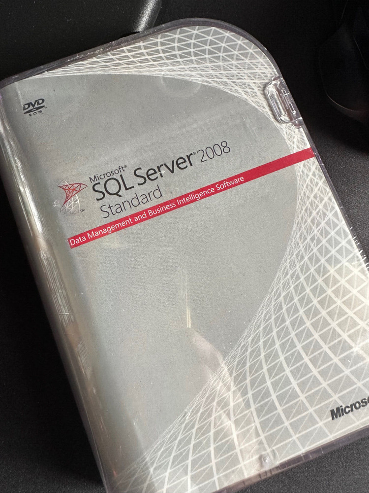 Microsoft SQL Server 2008 Standard, 1-Processor,SKU 228-08404, Sealed Retail Box