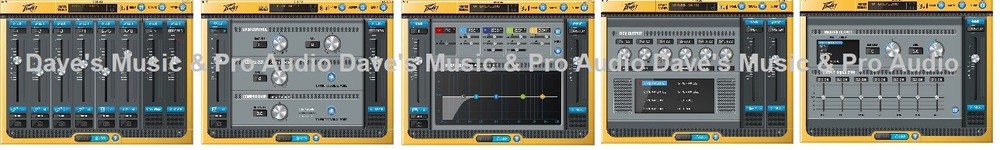 PEAVEY LN™1263 Column Array Portable PA System & BT iOS APP Controllable Mixer