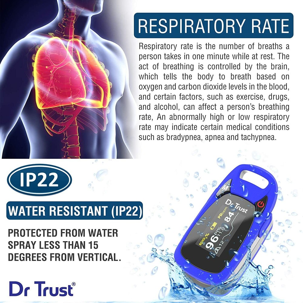 Dr Trust Professional Series Finger Tip Pulse Oximeter