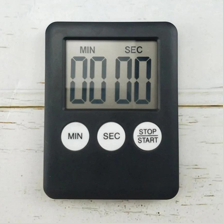 Mini Digital Kitchen Timer Multifunction Stopwatch LCD for Cooking & Sports