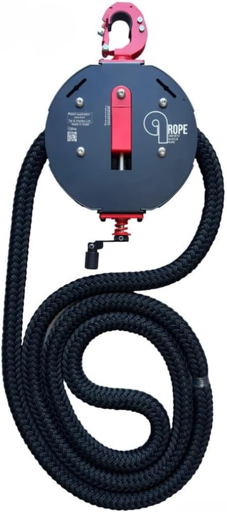 Qrope Endless Rope Trainer Machine - Portable Rope Pull Pulley System - Home Gym