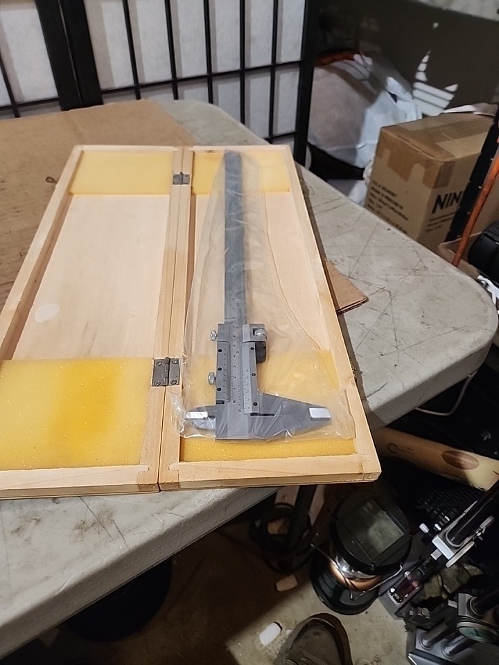 Stainless Hardened Caliper with 0-12"/300mm Measuring Range