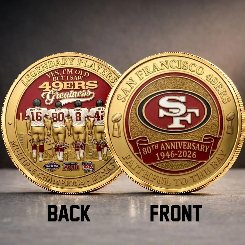 49ers 80th Anniversary Commemorative Coin