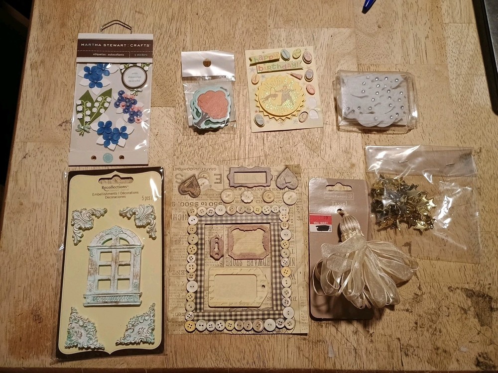 Scrapbooking Embellishments Lot