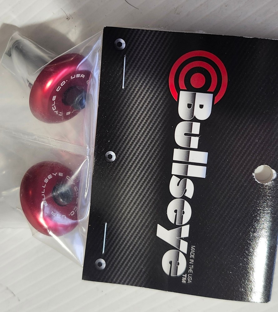 🎯  Bullseye ODI Handlebar Ends - Red Anodized