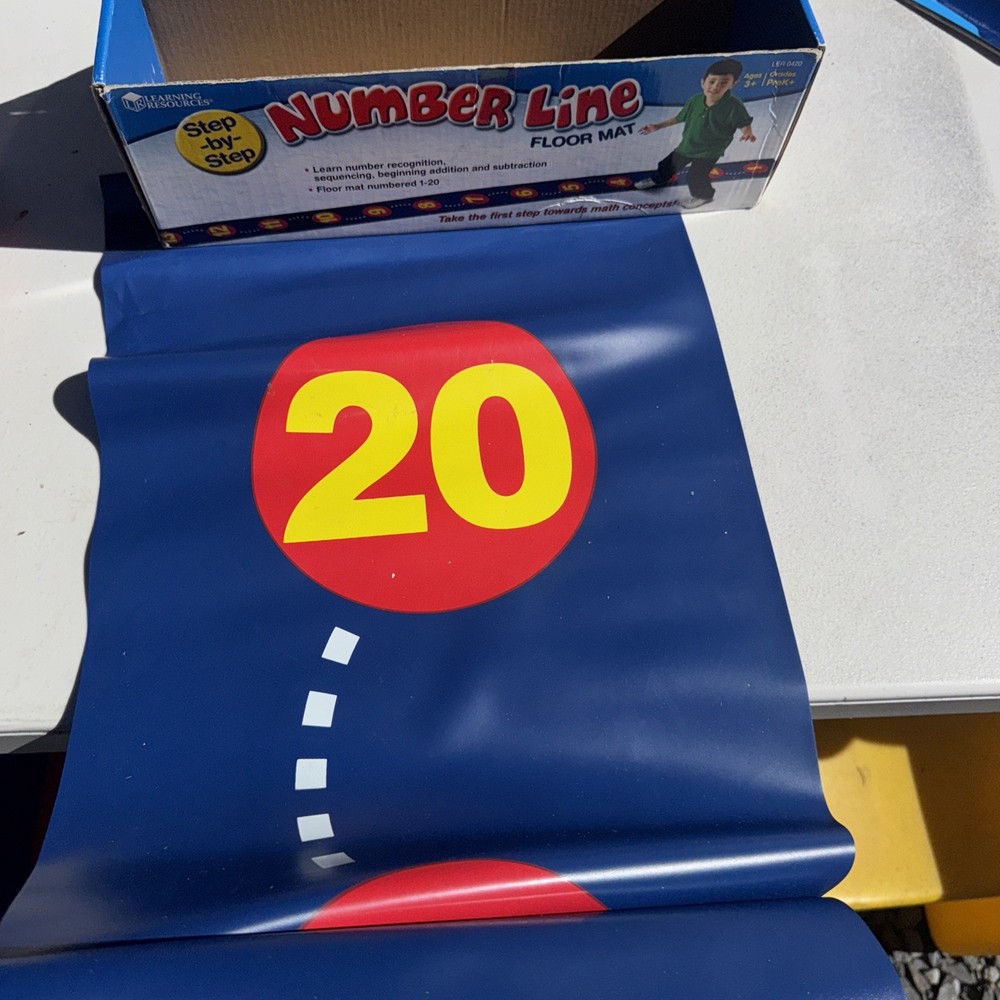 Learning Resources, Math Counting Step-by-Step Number Line 1-20