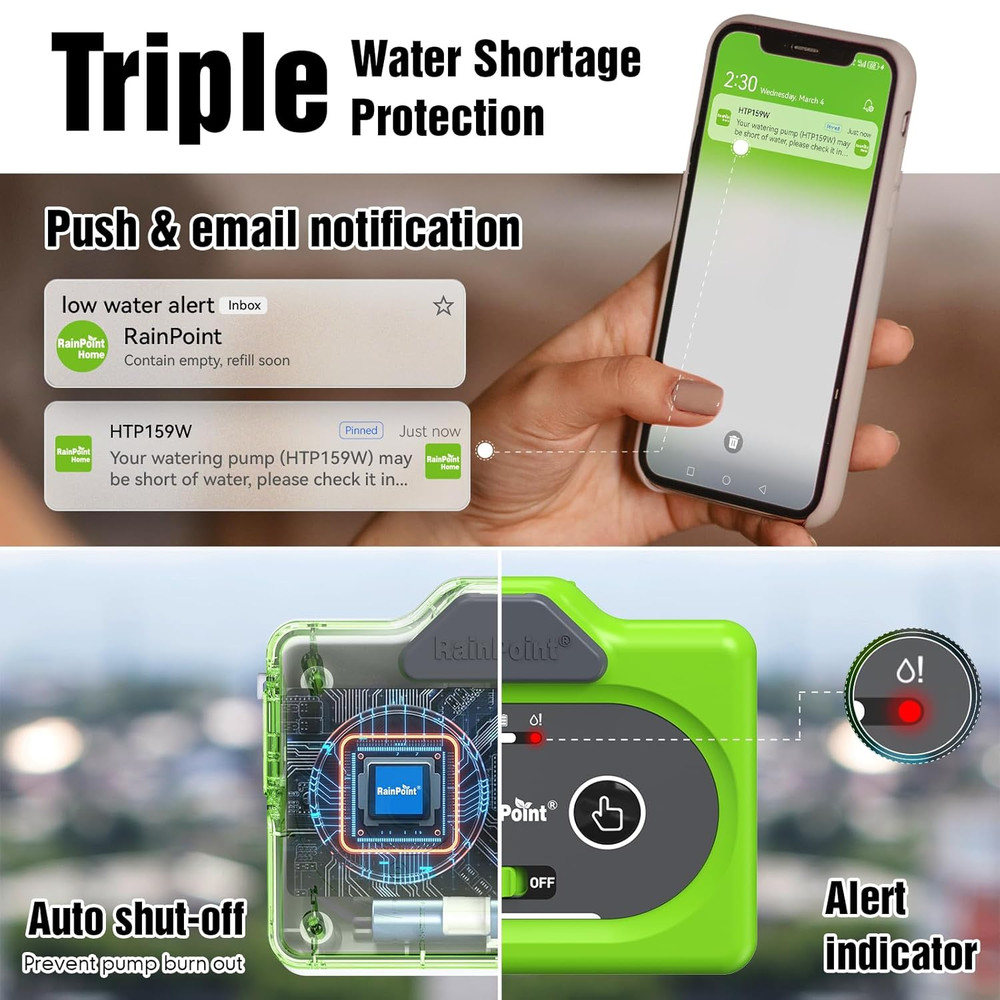 Direct WiFi Automatic Plant Waterer System,APP Control WiFi-Enable Smart Indoor