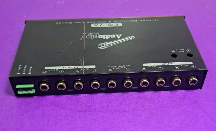 Audiopipe EQ-7X In Dash Equalizer & Pre Amp Line Driver