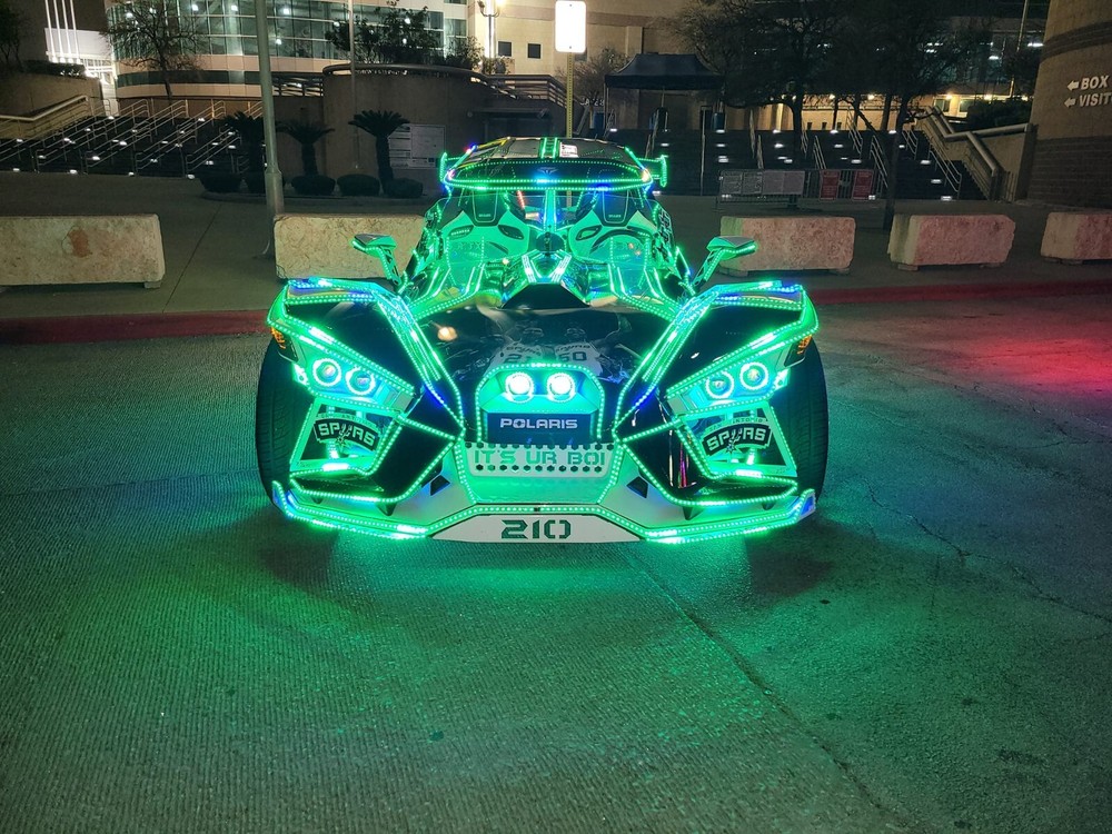 8PCS 4FT SET Single Row LED Chasing Flow IP68 LED Strips Lights Bluetooth+Remote