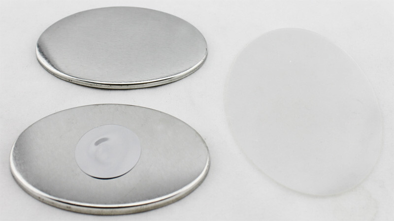 Oval Button Magent Magentic 100 Sets 65*45mm for Button Making Machine