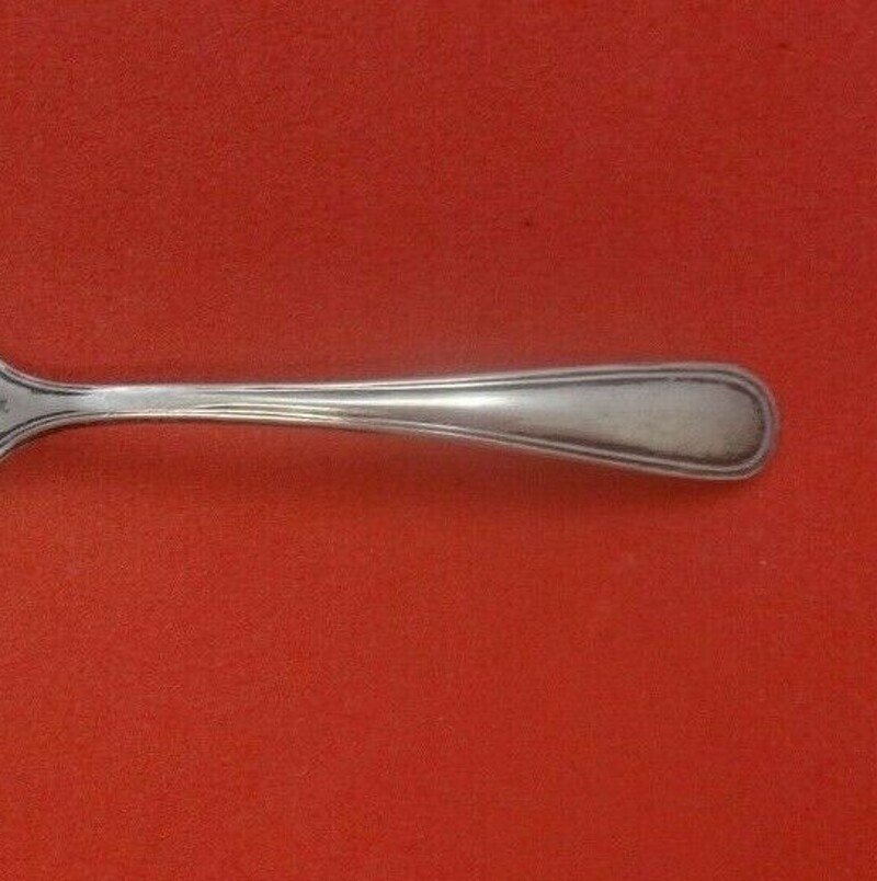 Colonial Thread by Blackinton Sterling Silver Teaspoon 6" Vintage Flatware