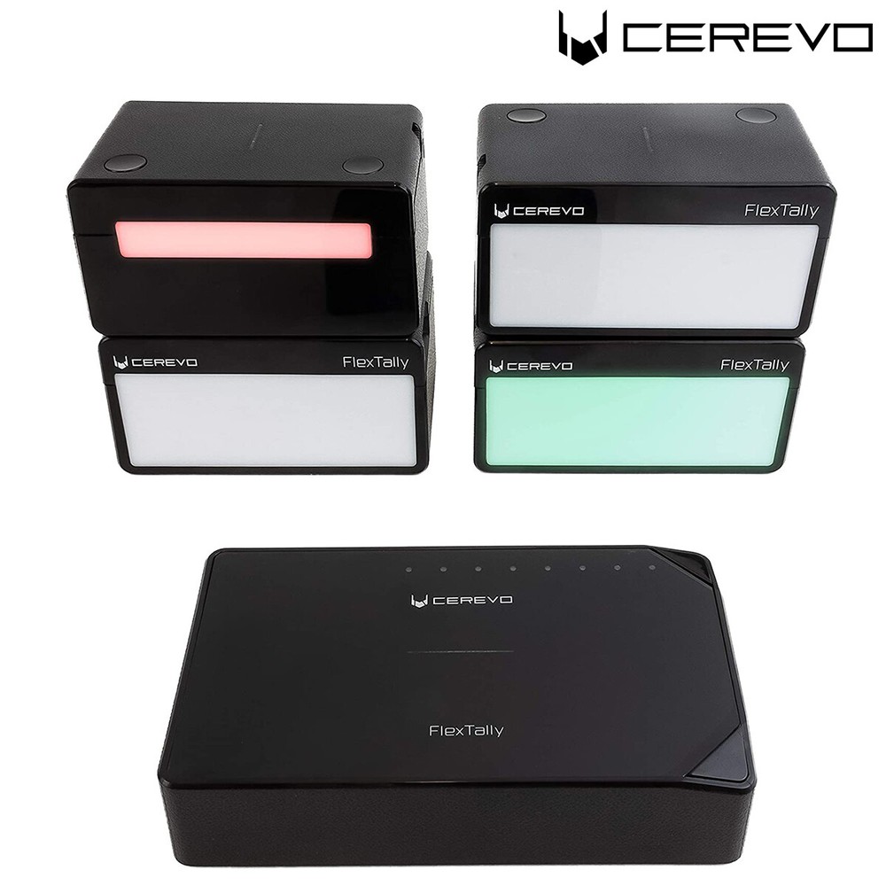 Cerevo FlexTally Wireless Tally Light System for Video Switcher and Multi-Camera