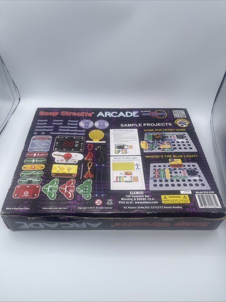 Snap Circuits Arcade Electronic Game STEM Kit 200 Projects Learning Fun
