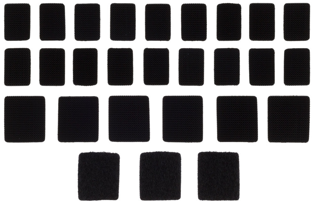 POD Knee Brace Hook & Loop Attachment Set Black