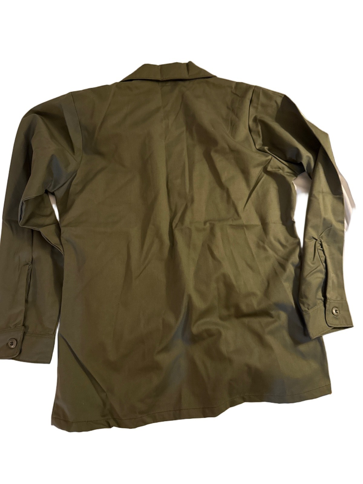 NOS US Military OG-507 Utility Shirt 15.5x33 Unissued 1987 Dura Press Fatigue