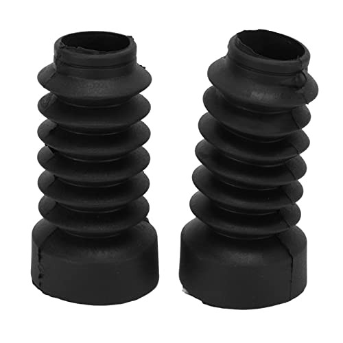 Black Motorcycle Front Fork Boots Dust - Antiaging Dust