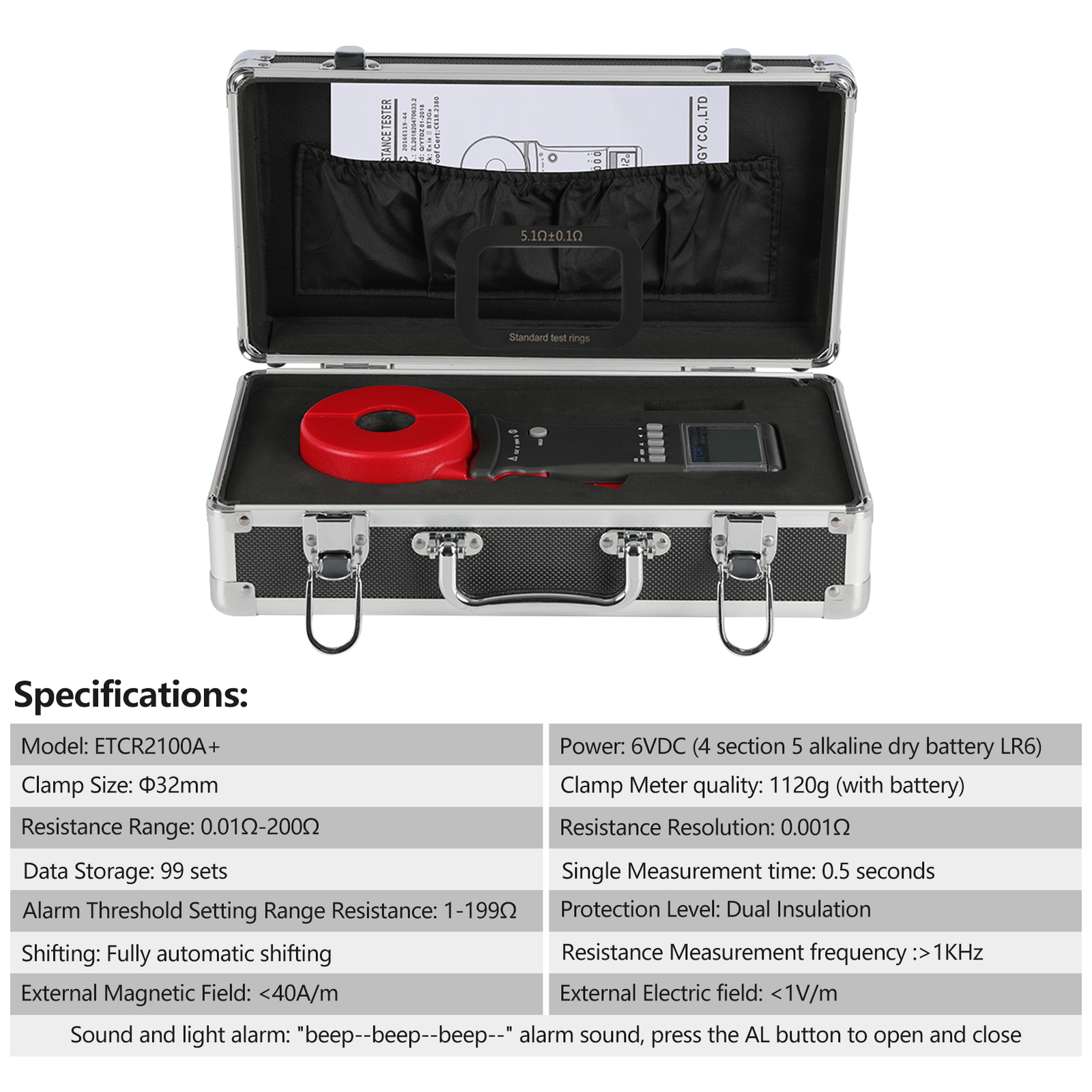 Ground Earth Resistance Tester Earth Resistance Tester Digital Clamp On Ground