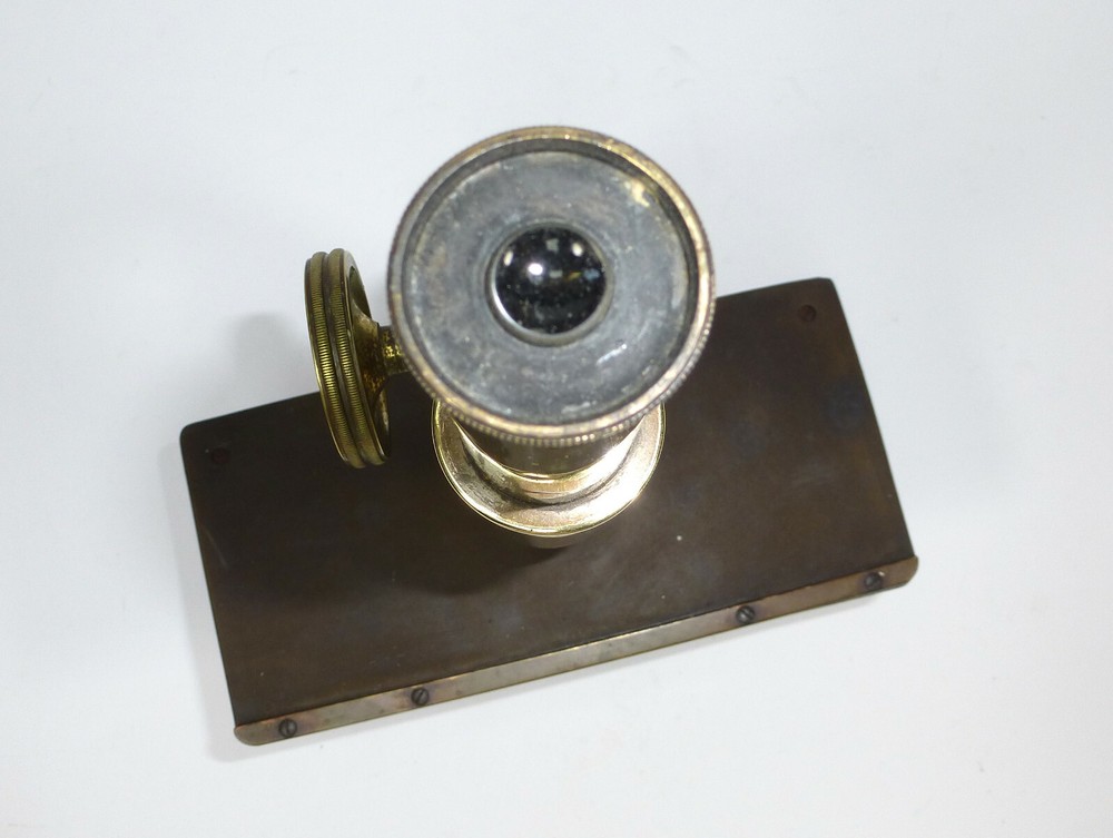 Optical Workshop Paul Waechter Berlin Trichinella Microscope about 1880