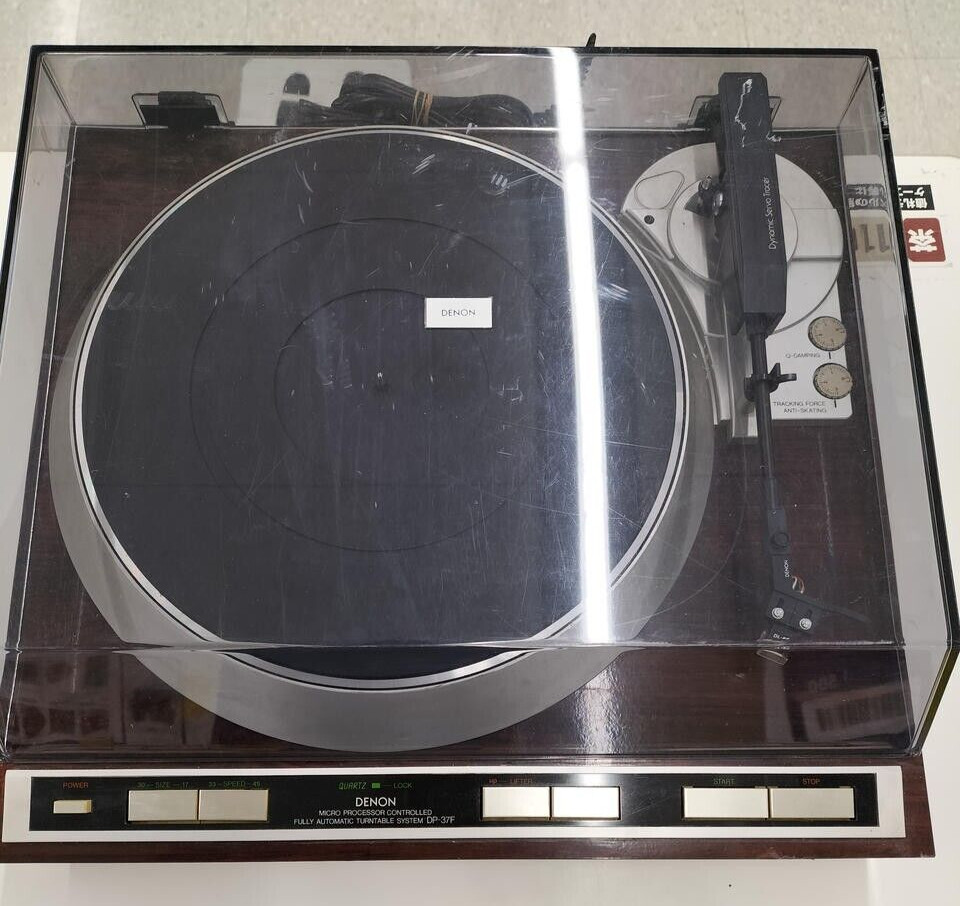 Denon DP-37F Fully Automatic Direct Drive DD Turntable Record Player Japan