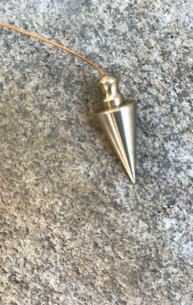Chambered Pendulum Brass Dowsing Pendulum Handmade Healing Dowsing Pendulum