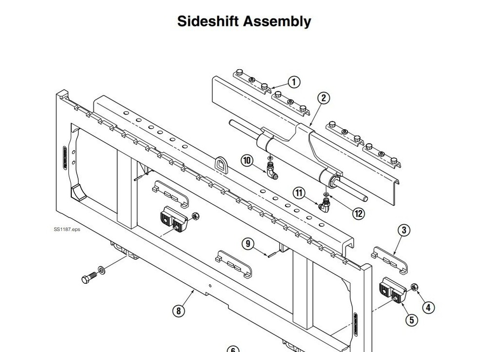 6079936 CASCADE SIDESHIFTER UPPER BEARING
