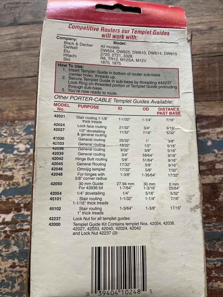 9 Piece Assorted Temples Guide Kit