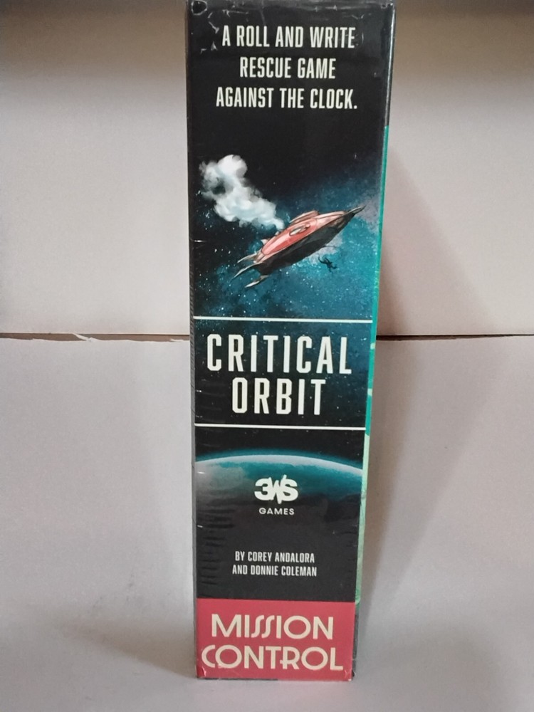 Mission Control Critical Orbit RPG New Sealed