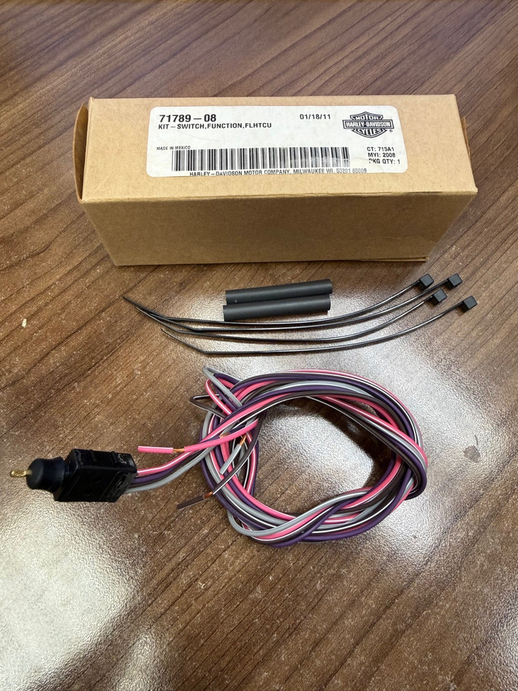 Harley-Davidson 71789-08 Switch Function Kit FLHTCU 1998-2013 New OEM