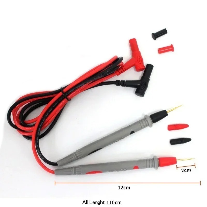 Universal Multimeter Test Leads Probe Needle Tips 20A 1000V Tester Cable Pair