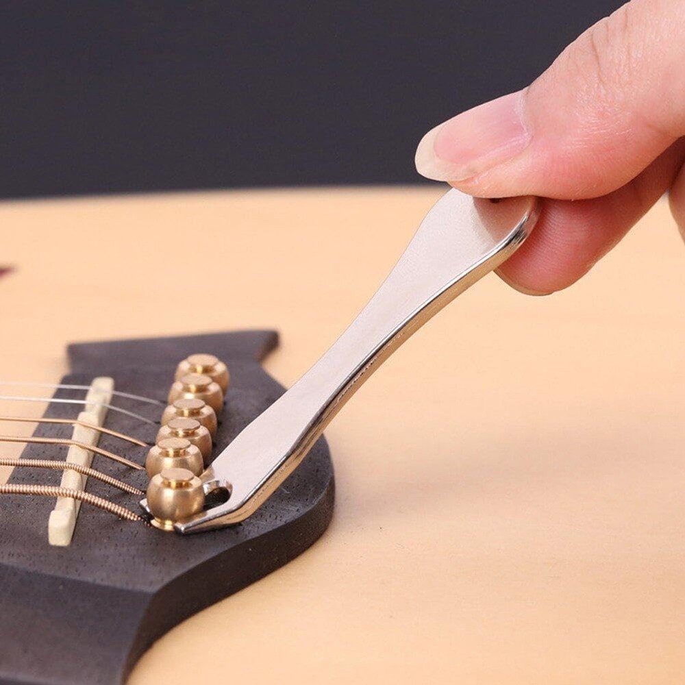 Acoustic Guitar String Nail Peg Pulling Puller Bridge Pin Remover Handy Tool