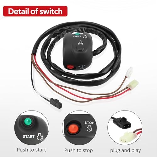 F0D-68310-01-00 Handlebar Start Stop Kill Switch Box Aassy & Safety Lanyard