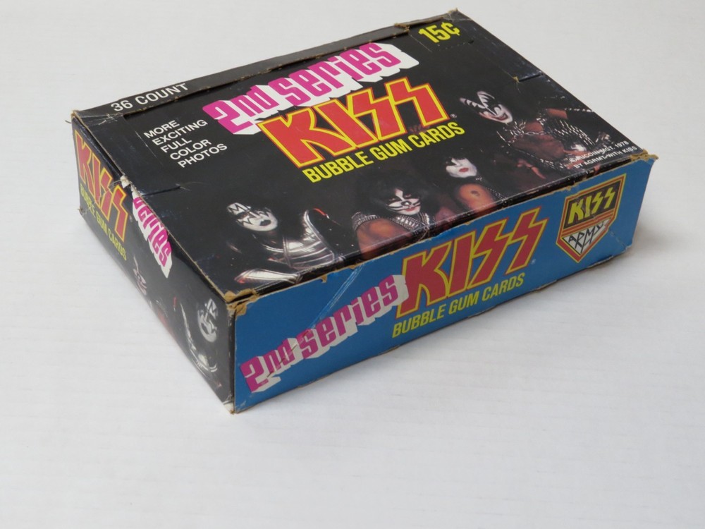 KISS DONRUSS SERIES II EMPTY BOX AUCOIN 1978
