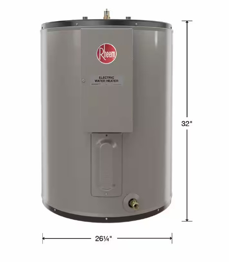 Rheem Light Duty 50 gal. Short 208-Volt 12kw Multi Phase ELDS52