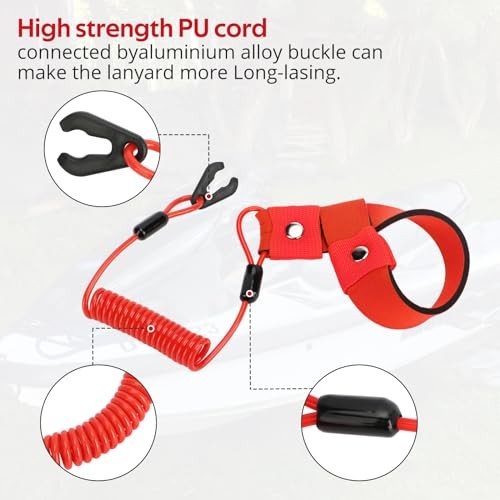 F0D-68310-01-00 Handlebar Start Stop Kill Switch Box Aassy & Safety Lanyard