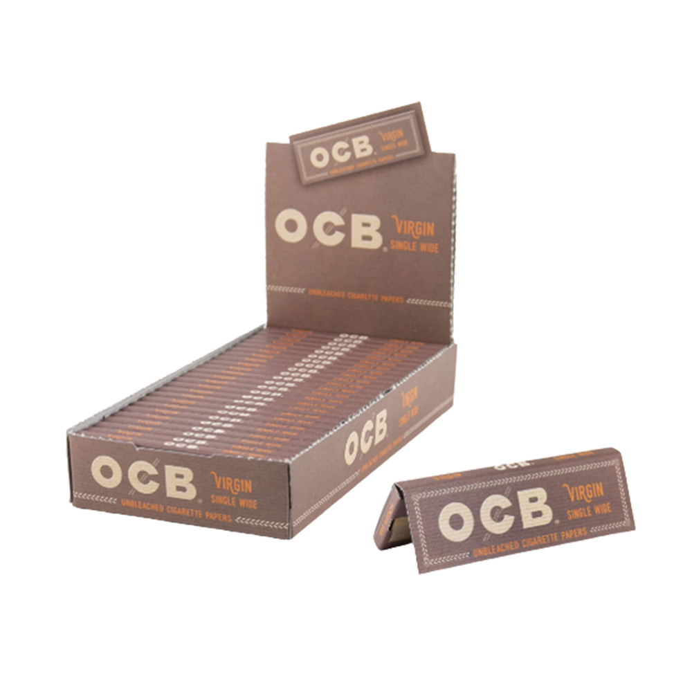 OCB Virgin Single Wide Rolling Papers - 10 Packs