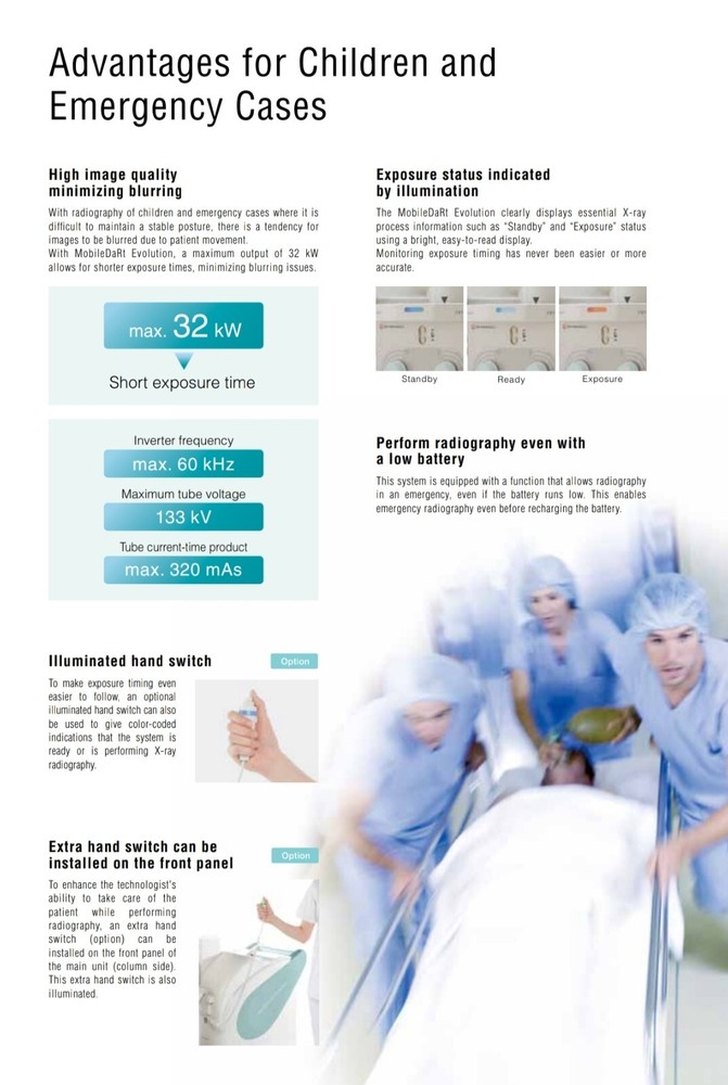 mobile digital xray wireless MobileArt Evolution MX7 SHIMADZU MobileDaRt