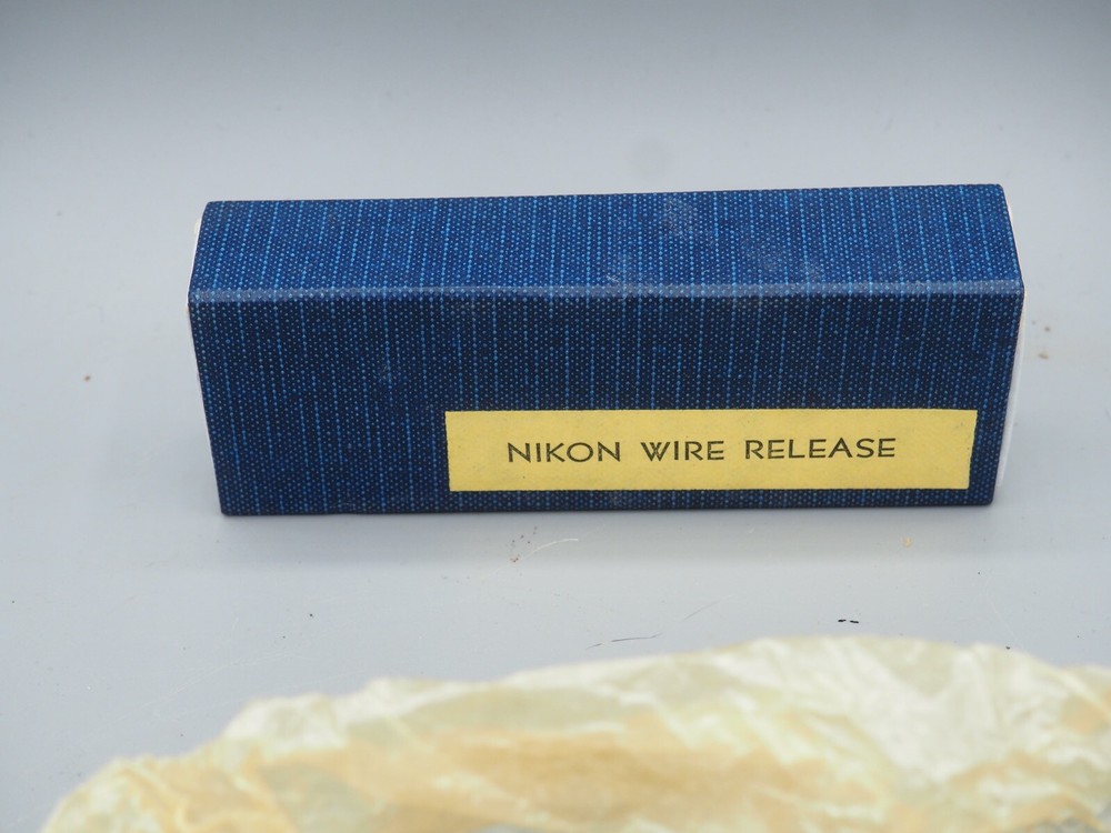 nikon rangefinder camera wire release w/box