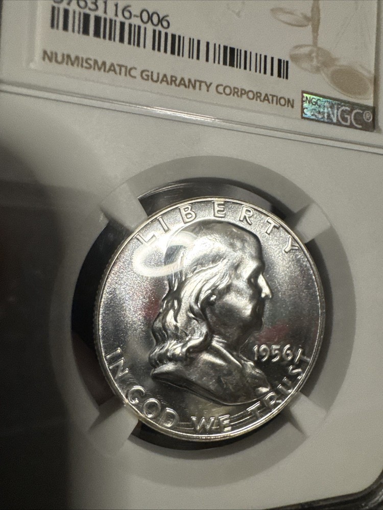 1956 Type 2 Silver Franklin Half Dollar (NGC PF 69)