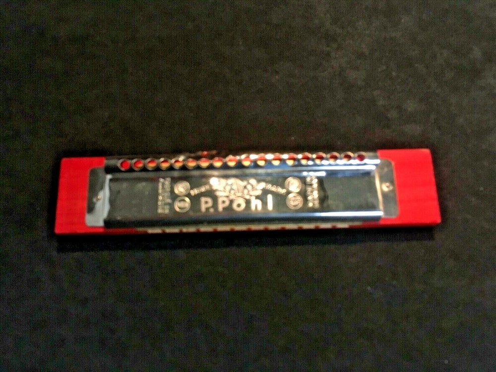 Vintage Pohl Brand Harmonica with Box Made in Germany